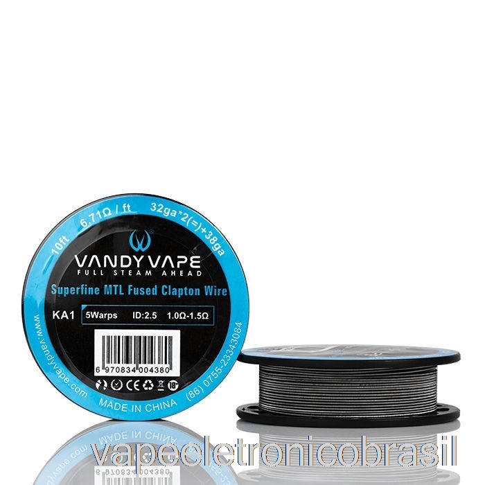 Vape Recarregável Vandy Vape Superfine Mtl Wire Carretéis - 10 Pés 6.71ohm A1 Fio Clapton Fundido